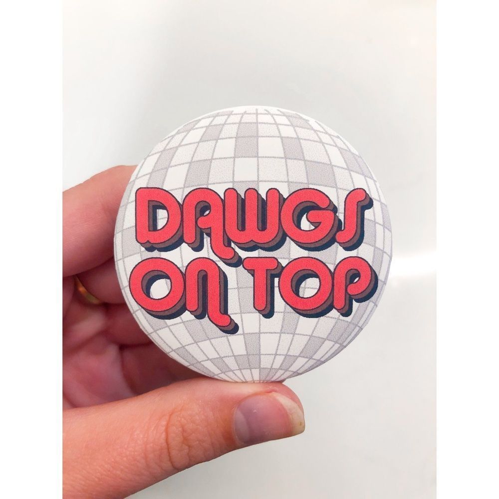 Disco dawgs on top Gameday button